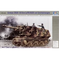 Trumpeter 10.5cm LeFH (Sf) Auf Geschutzwagen 39H(f) Model Kit