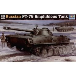 Trumpeter Russian PT-76 Light Amphibious Tank Model Kit
