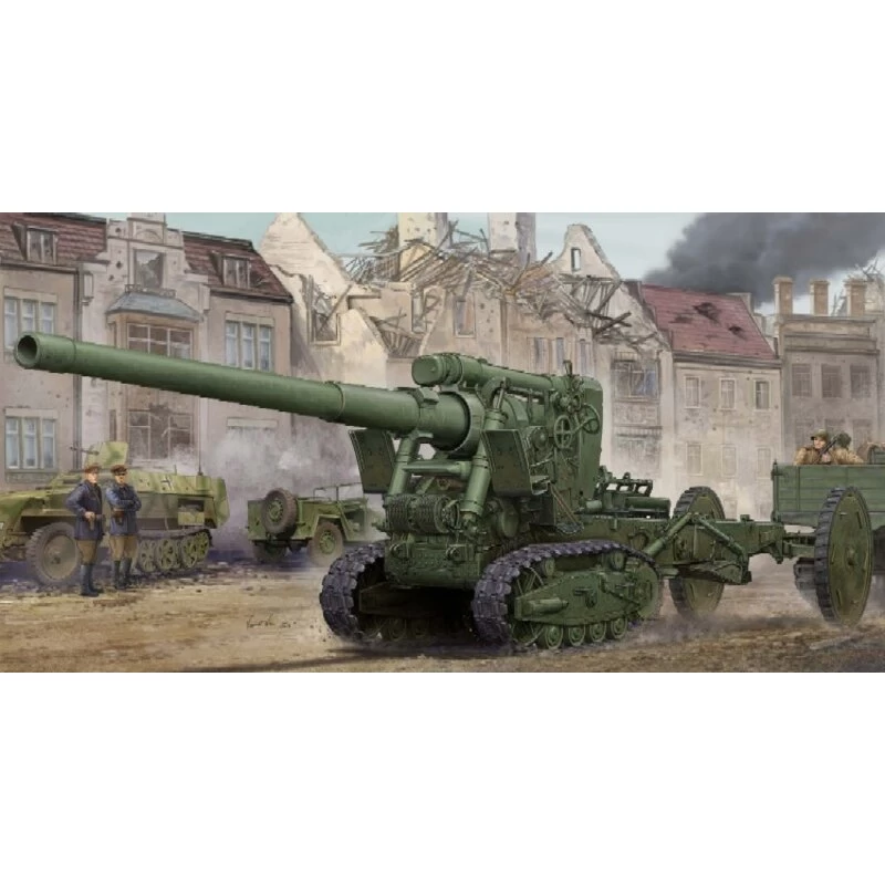 Trumpeter Soviet BR-2 M1935 152mm Gun Model Kit 4 Trumpeter Soviet BR-2 M1935 152mm Gun Model Kit - Image 2