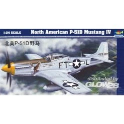 Trumpeter North American P-51D Mustang IV Model Kit -Professional Model Toy Store trumpeter tu02401 north american p 51d mustang iv 2