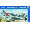 Trumpeter Messerschmitt Bf 109G-6 Late Version Model Kit -Professional Model Toy Store trumpeter tu02408 messerschmitt bf 109g 6 late version