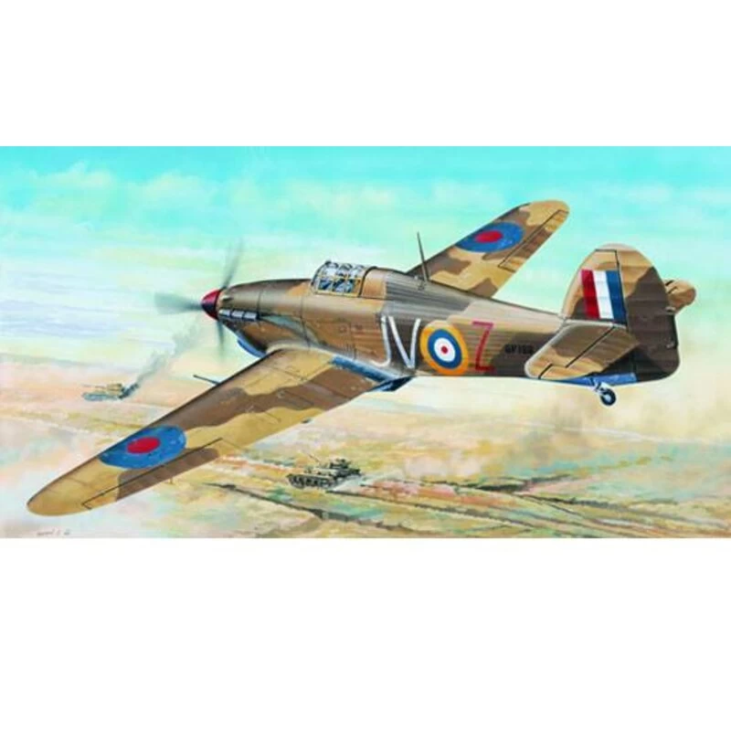 Trumpeter Hawker Hurricane Mk.IID/Trop Model Kit 3 Trumpeter Hawker Hurricane Mk.IID/Trop Model Kit