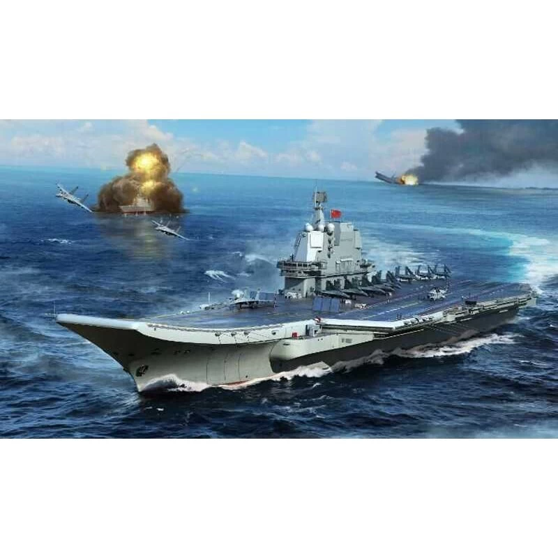 Trumpeter PLA Navy Type 002 Aircraft Carrier L: 431mm, W: 122mm, Flight Deck Includes J-15 X 20, Z-8 X 2. Total Parts 350+ 3 Trumpeter PLA Navy Type 002 Aircraft Carrier L: 431mm, W: 122mm, Flight Deck Includes J-15 X 20, Z-8 X 2. Total Parts 350+