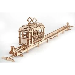 UGEARS Tram On The Rails Train -Professional Model Toy Store ugears 8412019 tram on the rails 4