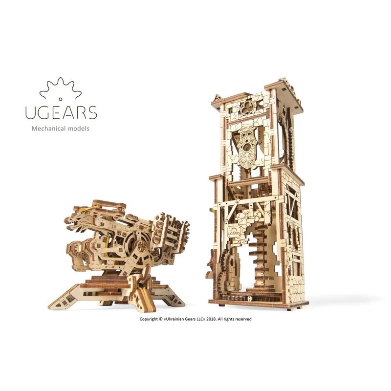 UGEARS Ballista Tower Model Kit 3 UGEARS Ballista Tower Model Kit