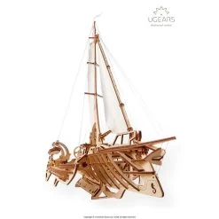 UGEARS Trimaran Merihobus Model Kit -Professional Model Toy Store ugears 8412089 trimaran merihobus 3