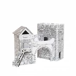 Old Gate (3D Coloring) Cardboard Modelkit -Professional Model Toy Store umbum um244 2 old gate 3d coloring 2