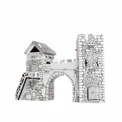 Old Gate (3D Coloring) Cardboard Modelkit