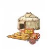 Siege Camp Of Nomads Cardboard Modelkit