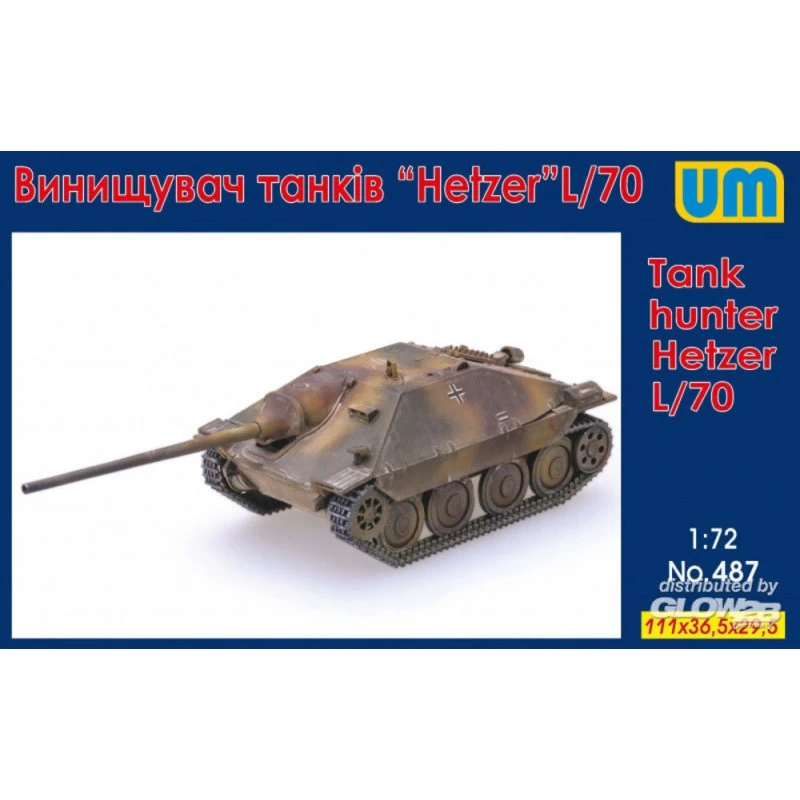 Hetzer L/70 Tank Hunter Model Kit 3 Hetzer L/70 Tank Hunter Model Kit