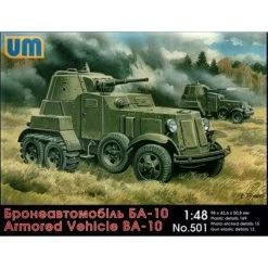 BA-10 Soviet Armored Vehicle Model Kit