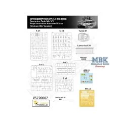Centurion Tank Mk5/1 RAAC (Vietnam War Version) Model Kit -Professional Model Toy Store vespid models vs720007 centurion tank mk5 1 raac vietnam war version 1