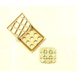 WOODEN CITY Tiny Board Game Tic Tac Toe № 1 Model Kit -Professional Model Toy Store wooden city wg201 tiny board game tic tac toe 1 3