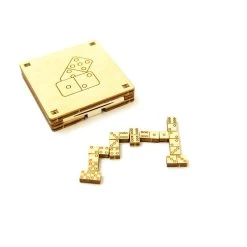 WOODEN CITY Tiny Board Game Domino Model Kit -Professional Model Toy Store wooden city wg206 tiny board game domino 4