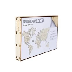 WOODEN CITY World Map L Model Kit -Professional Model Toy Store wooden city wm502 world map l 3
