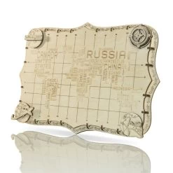 WOODEN CITY World Map Expedition Series Words Model Kit 9 WOODEN CITY World Map Expedition Series Words Model Kit -Professional Model Toy Store wooden city wm508 world map expedition series words 1