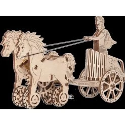 WOODEN CITY Roman Chariot Model Kit -Professional Model Toy Store wooden city wr301 roman chariot 5