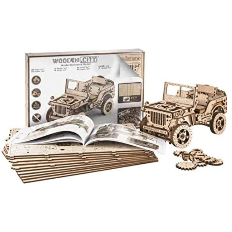 WOODEN CITY 4x4 Model Kit 3 WOODEN CITY 4x4 Model Kit