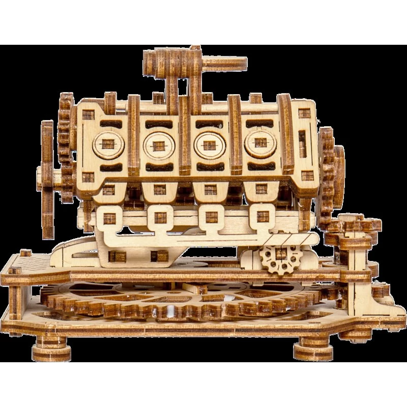 WOODEN CITY V8 Engine Model Kit 4 WOODEN CITY V8 Engine Model Kit - Image 2