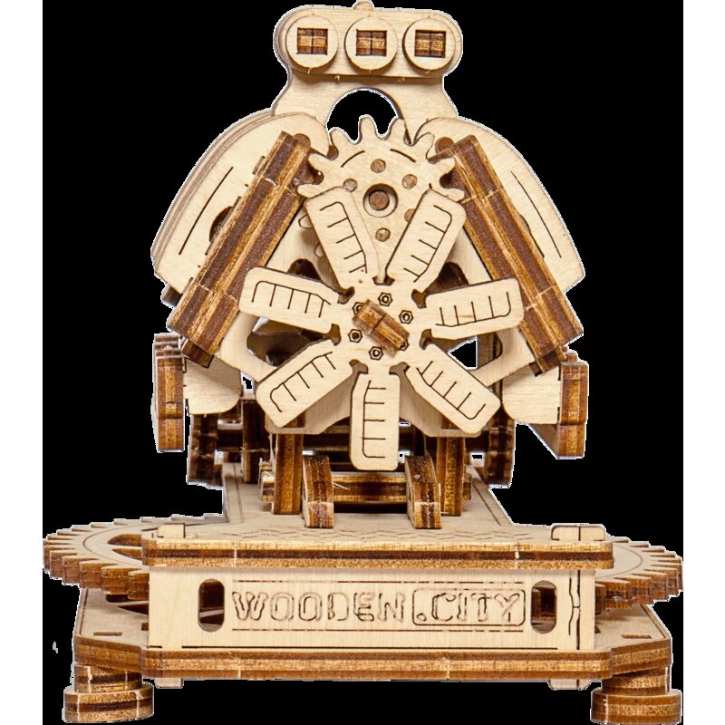 WOODEN CITY V8 Engine Model Kit 5 WOODEN CITY V8 Engine Model Kit - Image 3