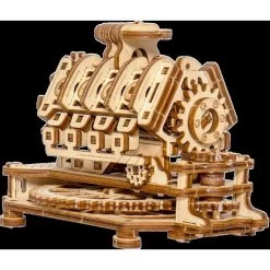 WOODEN CITY V8 Engine Model Kit