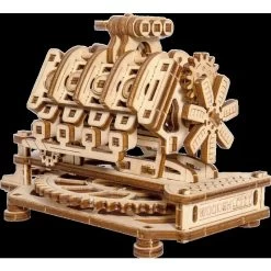 WOODEN CITY V8 Engine Model Kit 11 WOODEN CITY V8 Engine Model Kit -Professional Model Toy Store wooden city wr316 v8 engine 3