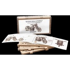 WOODEN CITY Chopper Widget Model Kit -Professional Model Toy Store wooden city wr317 chopper widget 4