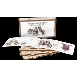 WOODEN CITY Chopper Widget Model Kit -Professional Model Toy Store wooden city wr317 chopper widget 5
