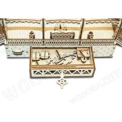 WOODEN CITY Railway Station Model Kit -Professional Model Toy Store wooden city wr325 railway station 5