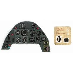 Messerschmitt Bf 109G-2/Bf 109G-6/Bf 109G-10 Photoetched Instrument Panels. Coloured. Ready To Fit In A Model (JustStick) (desig -Professional Model Toy Store yahu models yma2404 messerschmitt bf 109g 2 bf 109g 6 bf 109g 10 photo 1